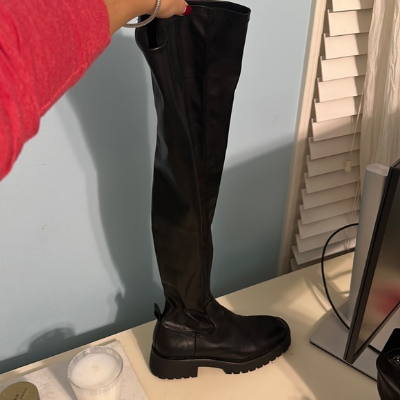 Zara Shoes Zara Over The Knee Boots Poshmark